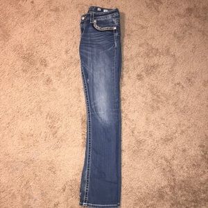 woman’s boot cut miss me jeans
